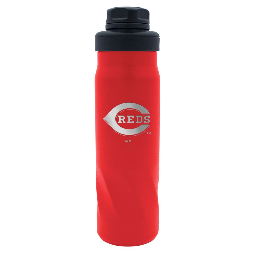 Cincinnati Reds Water Bottle 20oz Morgan Stainless - WinCraft