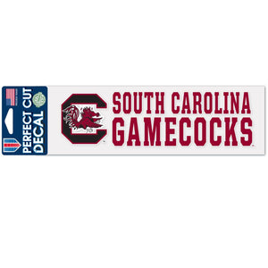South Carolina Gamecocks Decal 3x10 Perfect Cut Color - WinCraft