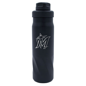 Miami Marlins Water Bottle 20oz Morgan Stainless - WinCraft