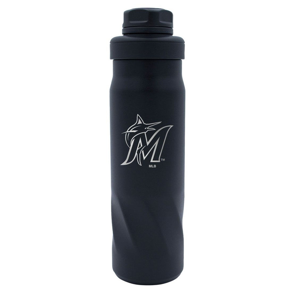 Miami Marlins Water Bottle 20oz Morgan Stainless - WinCraft