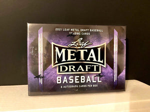 Leaf Trading Cards - 2021 Leaf Metal Draft Baseball Hobby