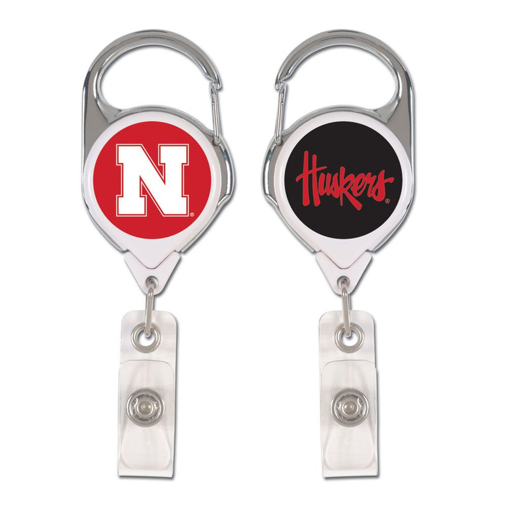 Nebraska Cornhuskers Retractable Premium Badge Holder - WinCraft