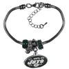 New York Jets Bracelet Euro Bead Style - Siskiyou