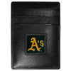 Oakland Athletics Wallet Leather Money Clip Card Holder CO - Siskiyou