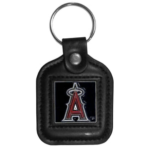 Los Angeles Angels Key Ring Square Leather CO - Siskiyou