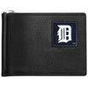 Detroit Tigers Wallet Leather Billfold Clip Wallet - Siskiyou