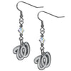 Washington Nationals Earrings Fish Hook Post Style CO - Siskiyou