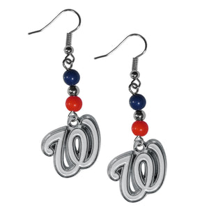 Washington Nationals Earrings Dangle Style CO - Siskiyou