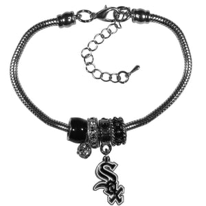 Chicago White Sox Bracelet Euro Bead Style CO - Siskiyou