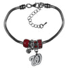 Washington Nationals Bracelet Euro Bead Style CO - Siskiyou