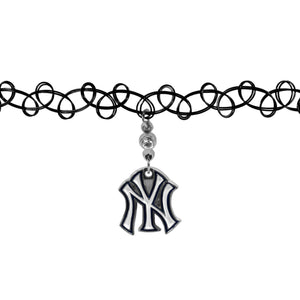 New York Yankees Necklace Knotted Choker CO - Siskiyou