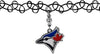 Toronto Blue Jays Necklace Knotted Choker CO - Siskiyou