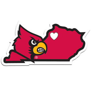 Louisville Cardinals Decal Home State Pride Style - Special Order - Siskiyou