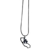 Los Angeles Dodgers Necklace Chain with State Shape Charm CO - Siskiyou
