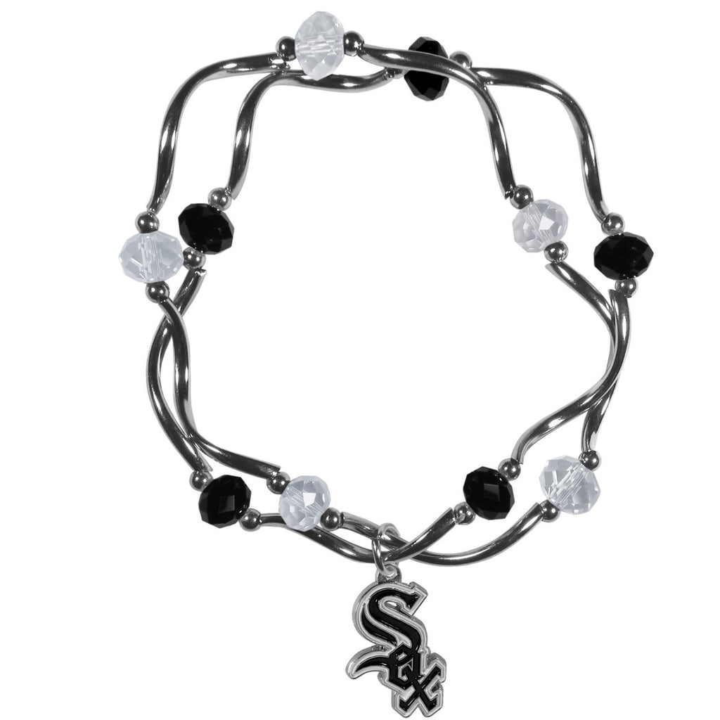 Chicago White Sox Bracelet Colored Bead CO - Siskiyou