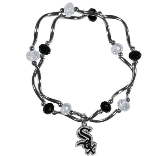Chicago White Sox Bracelet Colored Bead CO - Siskiyou