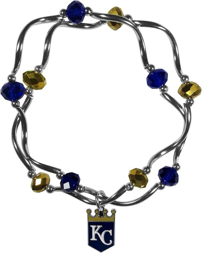 Kansas City Royals Bracelet Colored Bead CO - Siskiyou