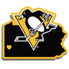 Pittsburgh Penguins Decal Home State Pride Style - Siskiyou