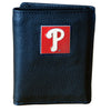 Philadelphia Phillies Wallet Leather Trifold Wallet - Siskiyou