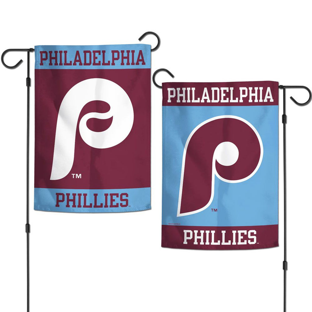 Philadelphia Phillies Flag 12x18 Garden Style 2 Sided Throwback Design - WinCraft