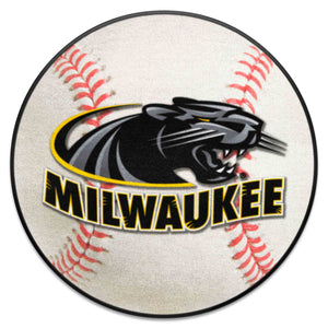 Fanmats - University of Wisconsin-Milwaukee Baseball Mat 27'' diameter