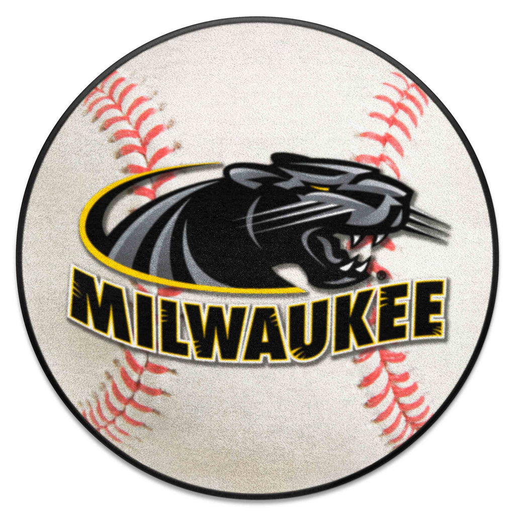 Fanmats - University of Wisconsin-Milwaukee Baseball Mat 27'' diameter