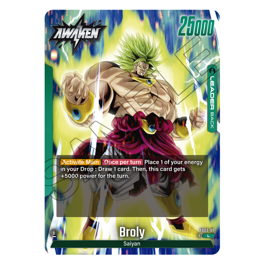 Bandai -  Dragon Ball Super Tcg: Fusion World: Broly Starter Deck 03