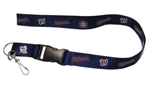 Washington Nationals Lanyard - Breakaway with Key Ring - Special Order - Pro Specialties Group