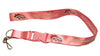 Denver Broncos Lanyard - Breakaway with Key Ring - Pink - Special Order - Pro Specialties Group