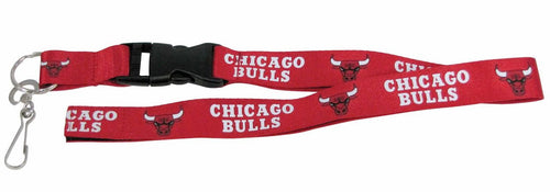 Chicago Bulls Lanyard - Breakaway with Key Ring - Special Order - Pro Specialties Group
