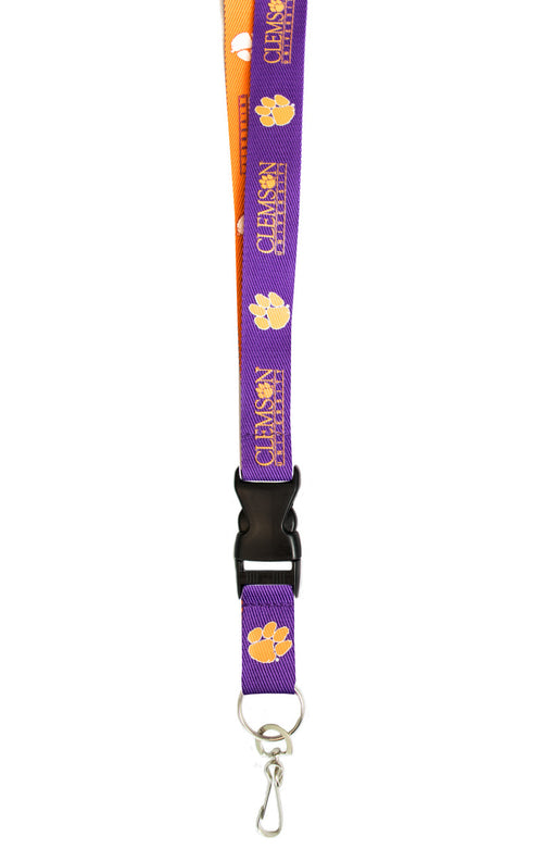 Clemson Tigers Lanyard - Two-Tone - Pro Specialties Group