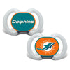 Miami Dolphins Pacifier 2 Pack - Masterpieces Puzzle Company