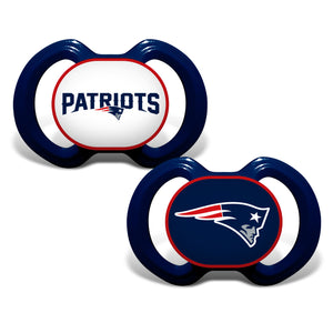 New England Patriots Pacifier 2 Pack Alternate - Masterpieces Puzzle Company