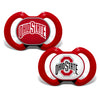 Ohio State Buckeyes Pacifier 2 Pack - Masterpieces Puzzle Company