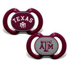 Texas A&M Aggies Pacifier 2 Pack - Masterpieces Puzzle Company