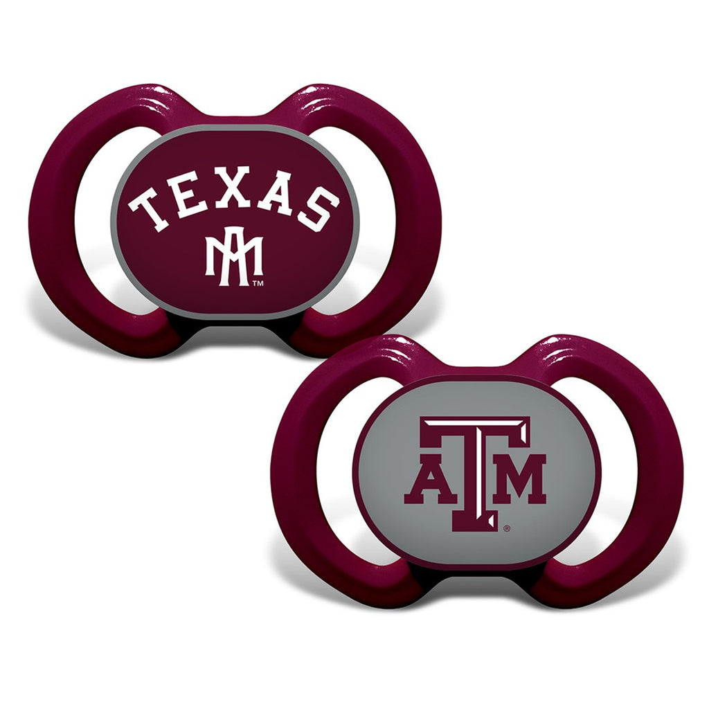 Texas A&M Aggies Pacifier 2 Pack - Masterpieces Puzzle Company