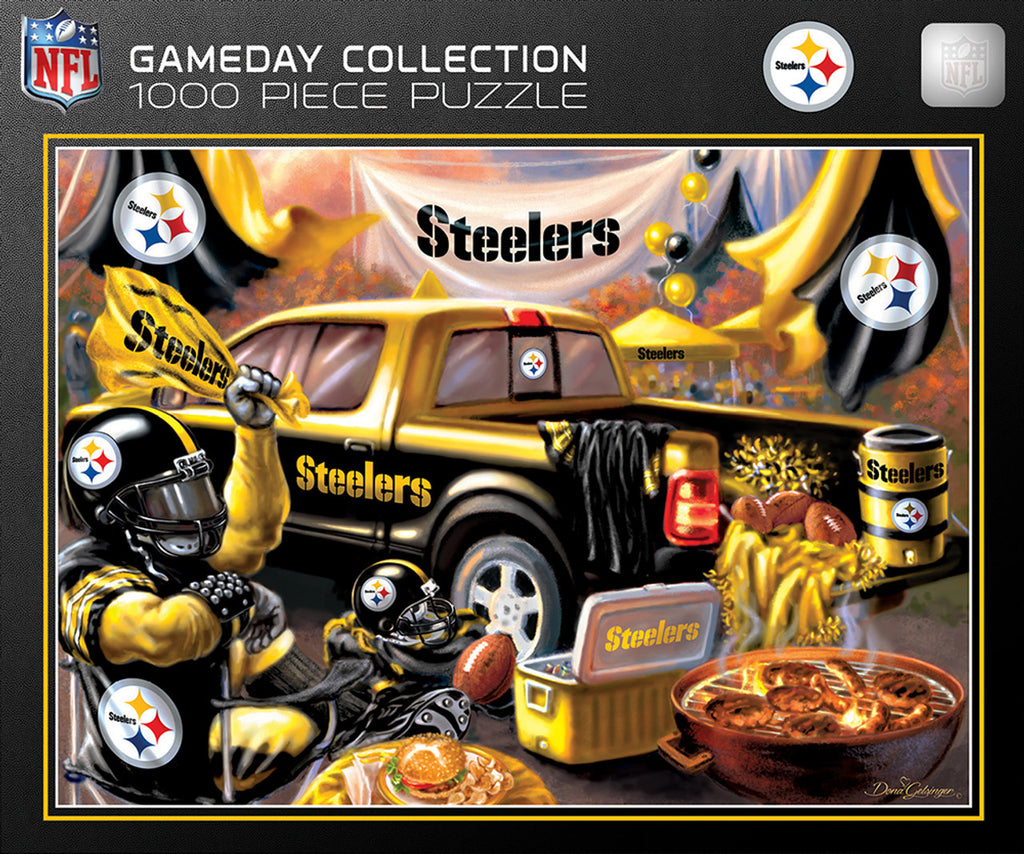 Pittsburgh Steelers Puzzle 1000 Piece Gameday Design - Masterpieces Puzzle Company