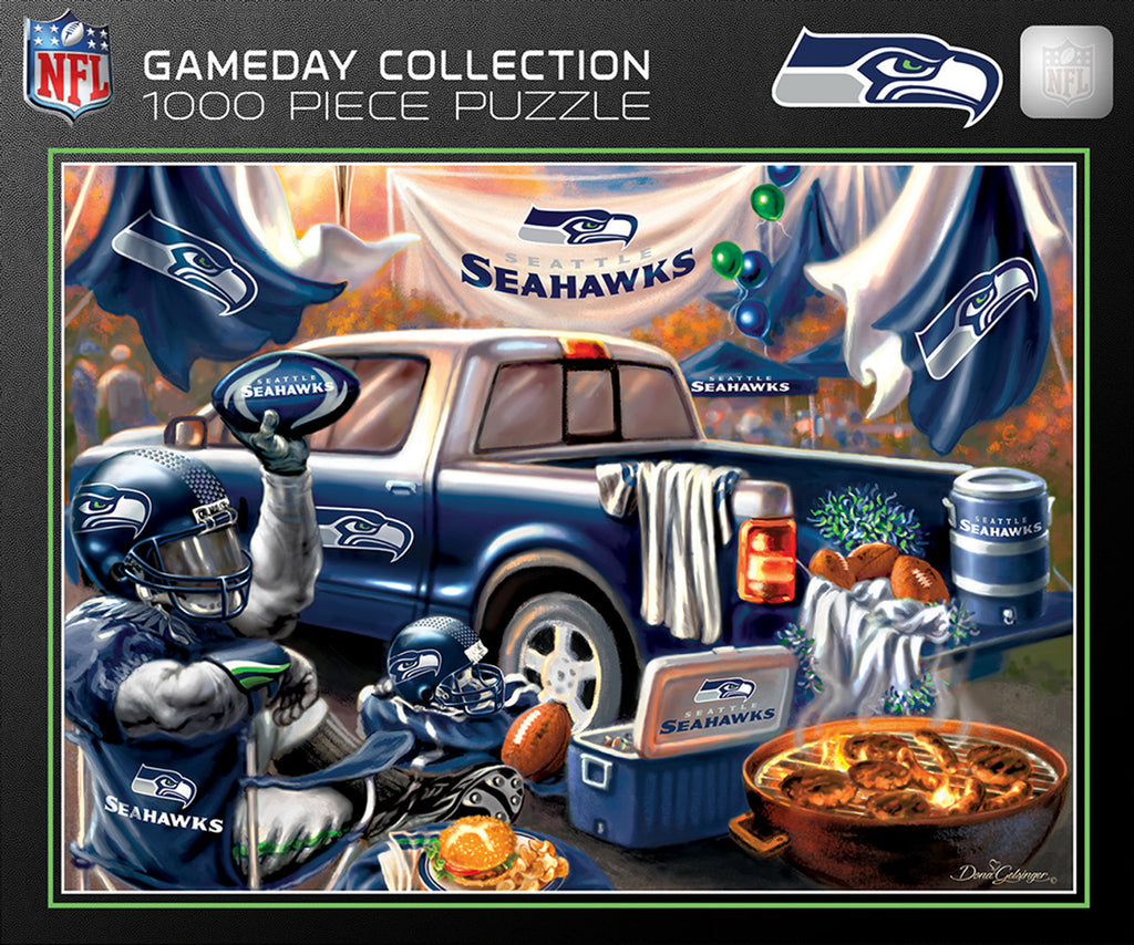 Seattle Seahawks Puzzle 1000 Piece Gameday Design - Masterpieces Puzzle Company