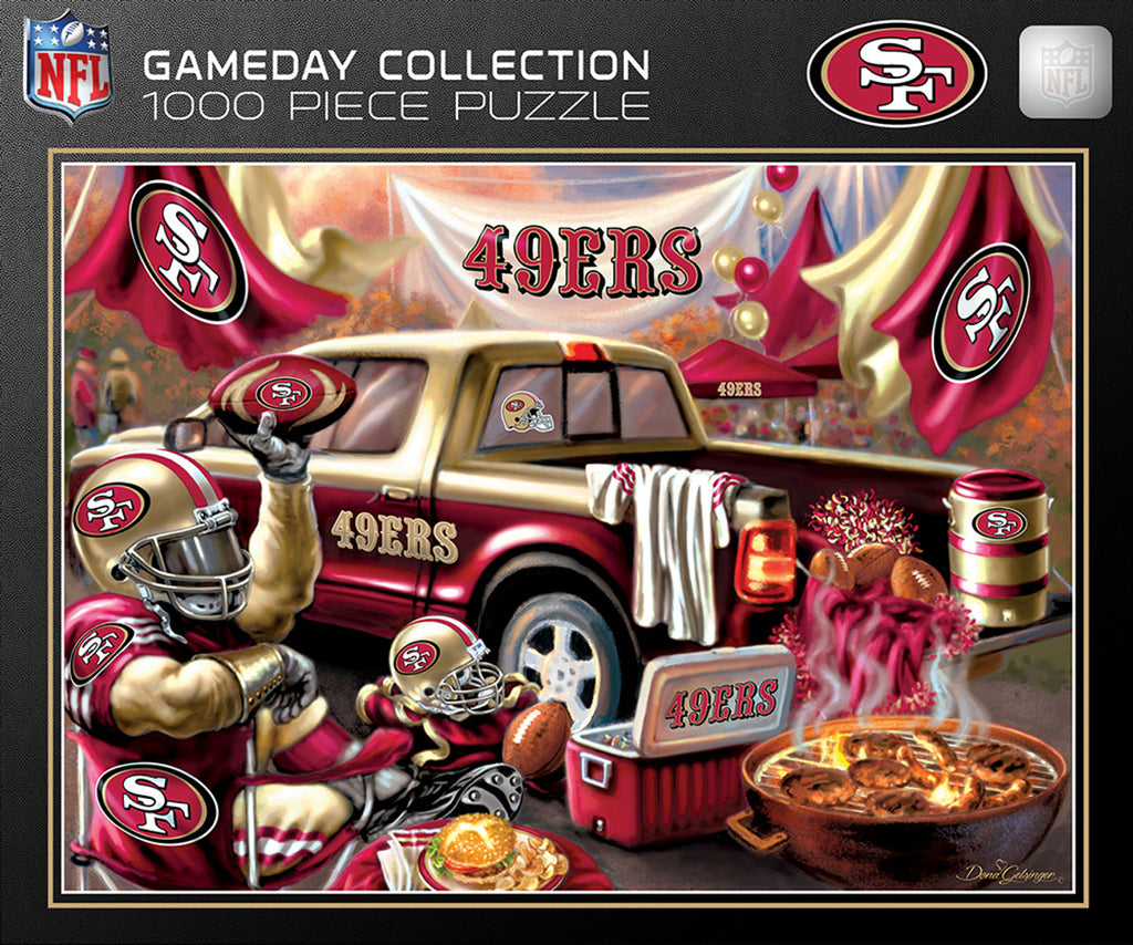 San Francisco 49ers Puzzle 1000 Piece Gameday Design - Masterpieces Puzzle Company