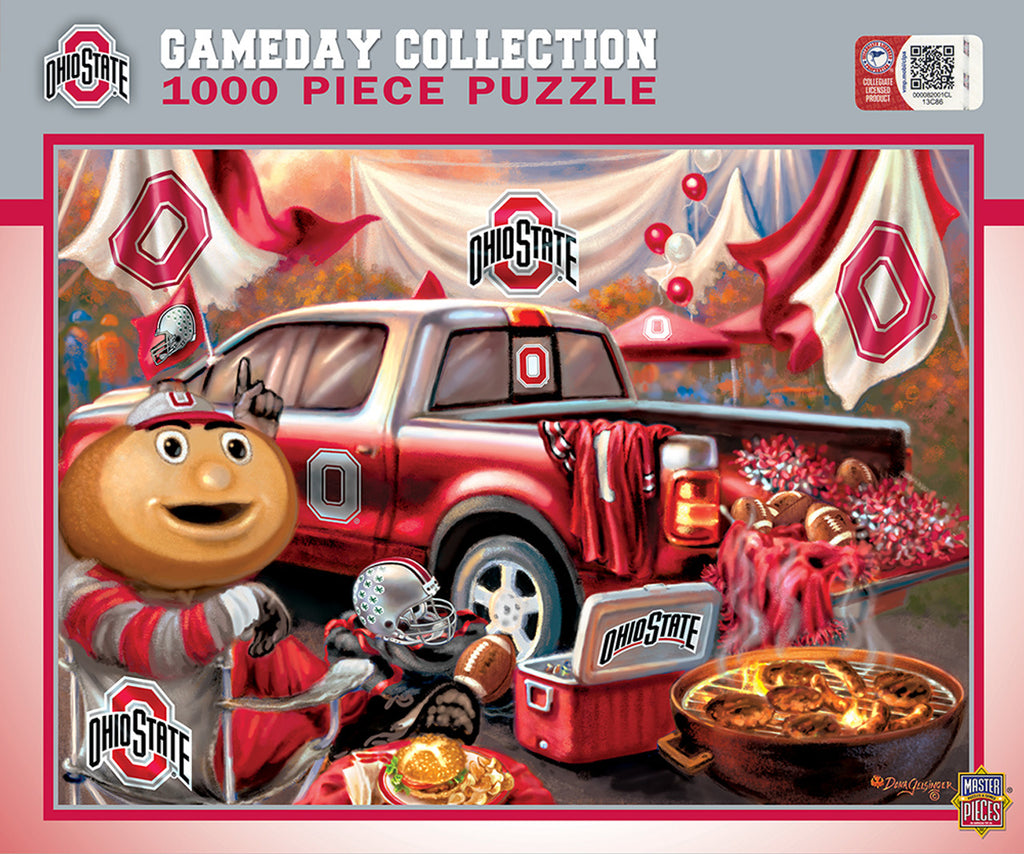 Ohio State Buckeyes Puzzle 1000 Piece Gameday Design - Masterpieces Puzzle Company