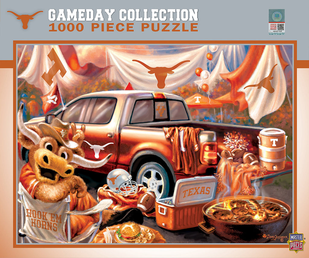 Texas Longhorns Puzzle 1000 Piece Gameday Design - Masterpieces Puzzle Company