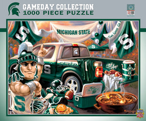 Michigan State Spartans Puzzle 1000 Piece Gameday Design - Masterpieces Puzzle Company