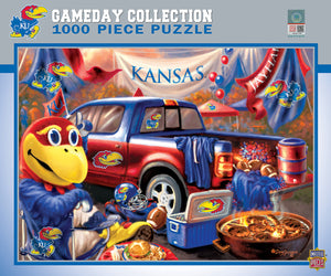 Kansas Jayhawks Puzzle 1000 Piece Gameday Design - Masterpieces Puzzle Company