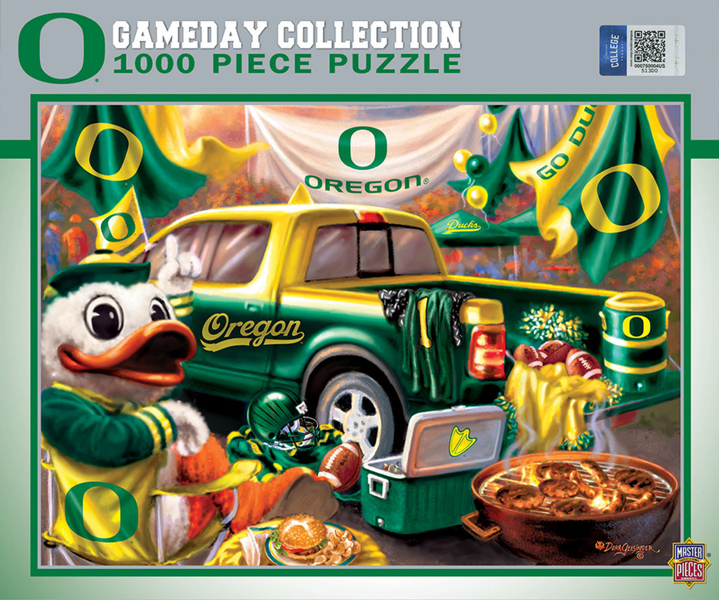 Oregon Ducks Puzzle 1000 Piece Gameday Design - Masterpieces Puzzle Company