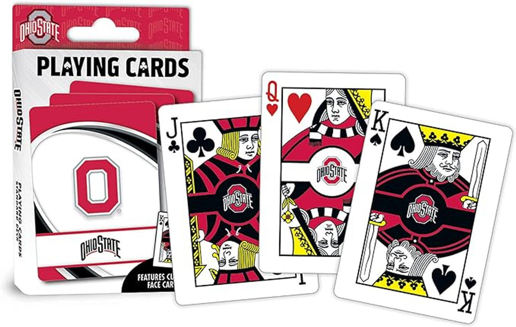 Ohio State Buckeyes Playing Cards Logo Alternate - Masterpieces Puzzle Company