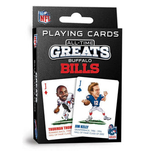 Buffalo Bills Playing Cards All-Time Greats - Masterpieces Puzzle Company