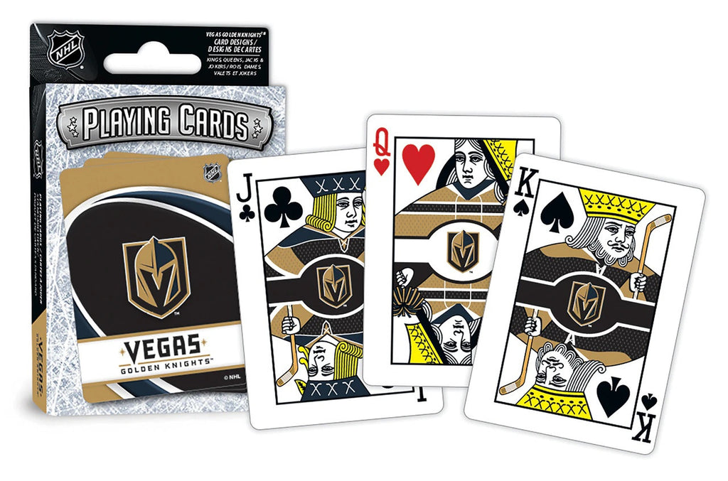 Vegas Golden Knights Playing Cards Logo - Masterpieces Puzzle Company