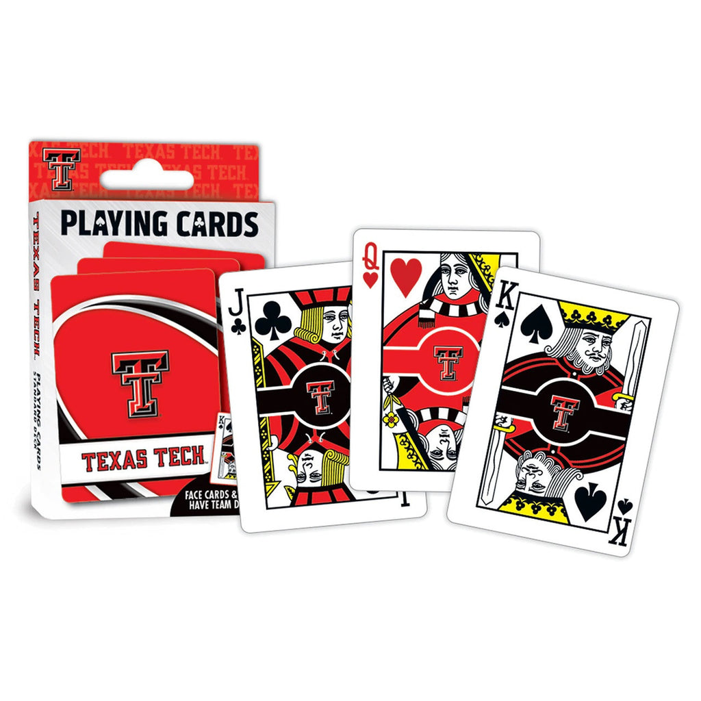 Texas Tech Red Raiders Playing Cards Logo - Masterpieces Puzzle Company
