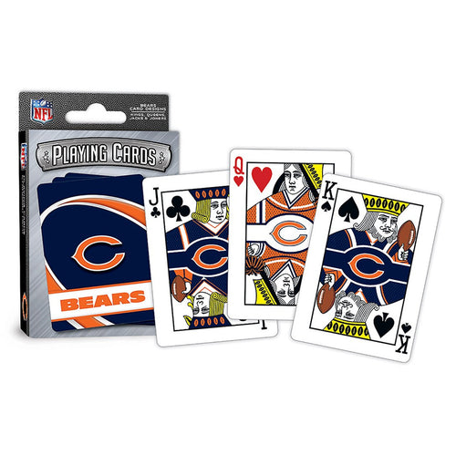 Chicago Bears Playing Cards Logo - Masterpieces Puzzle Company