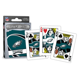 Philadelphia Eagles Playing Cards Logo - Masterpieces Puzzle Company